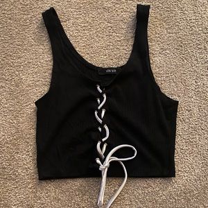 Open front crop top! used :)